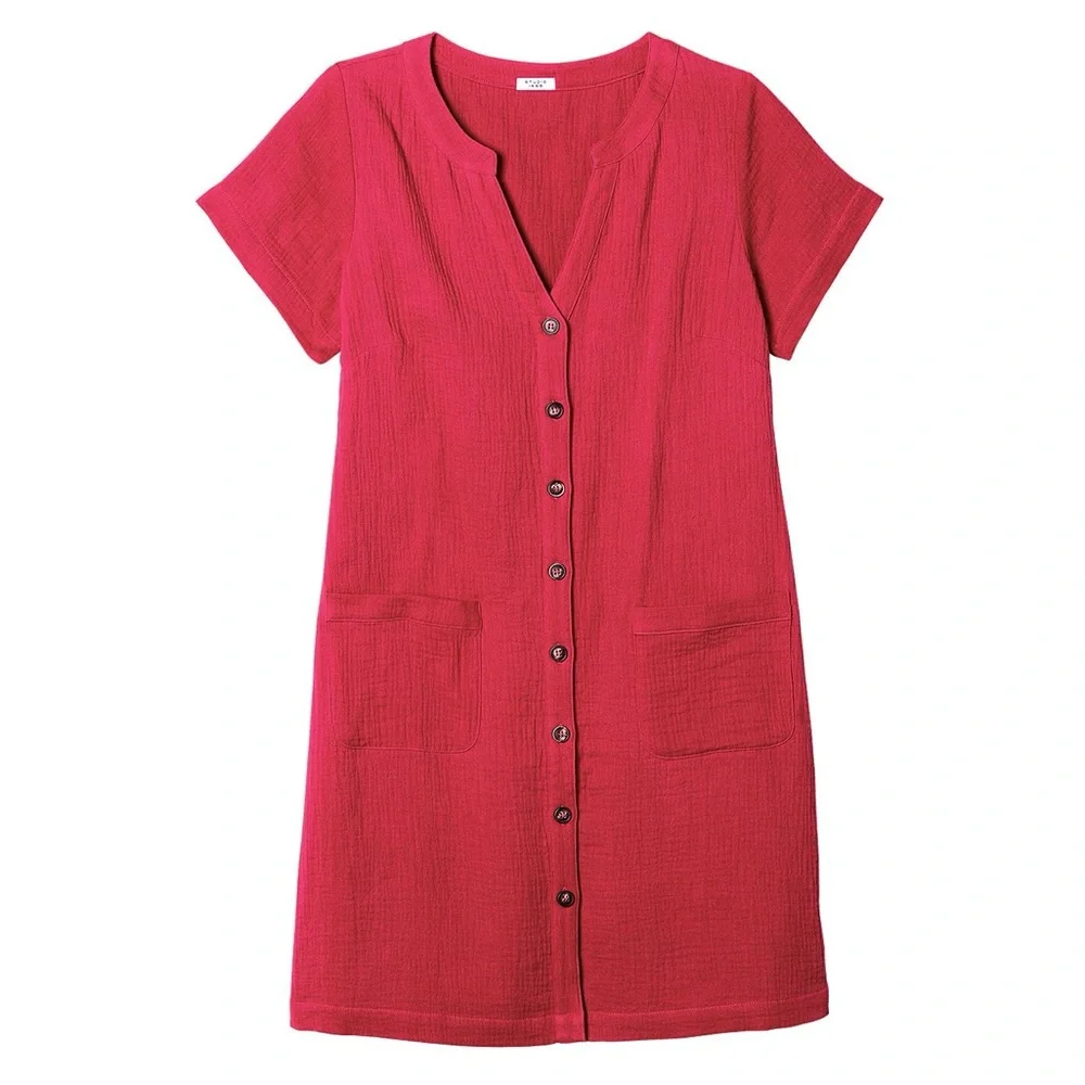 Casual Crinkle Dress - Picture 4 of 8